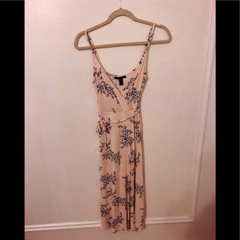 Pink Floral Midi Dress *worn once*
